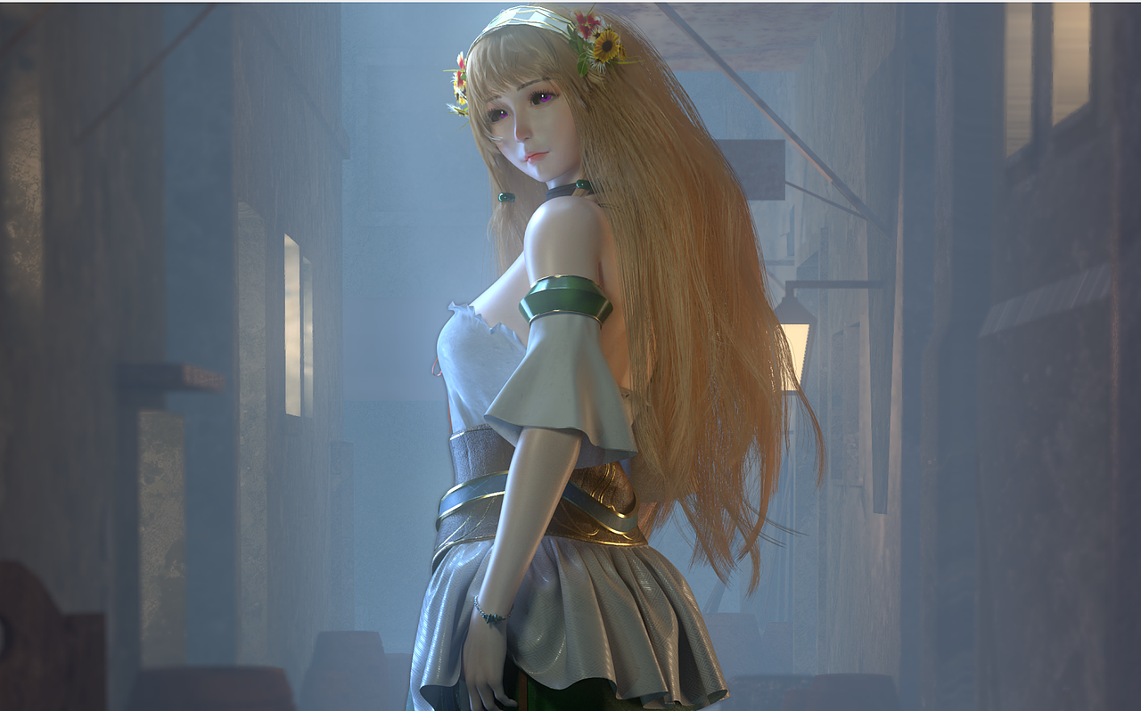 艾丽丝同人3d作品