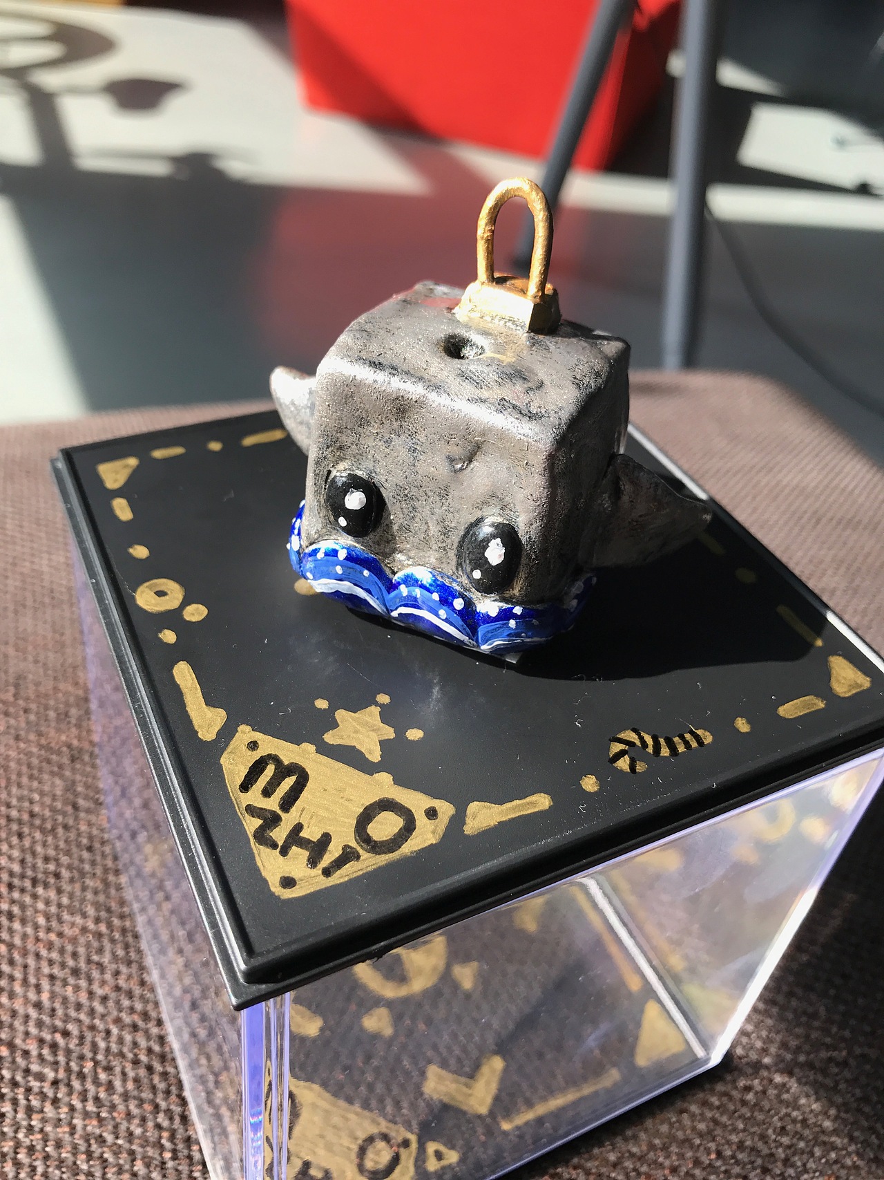 纯手工墨汁小鲸鱼