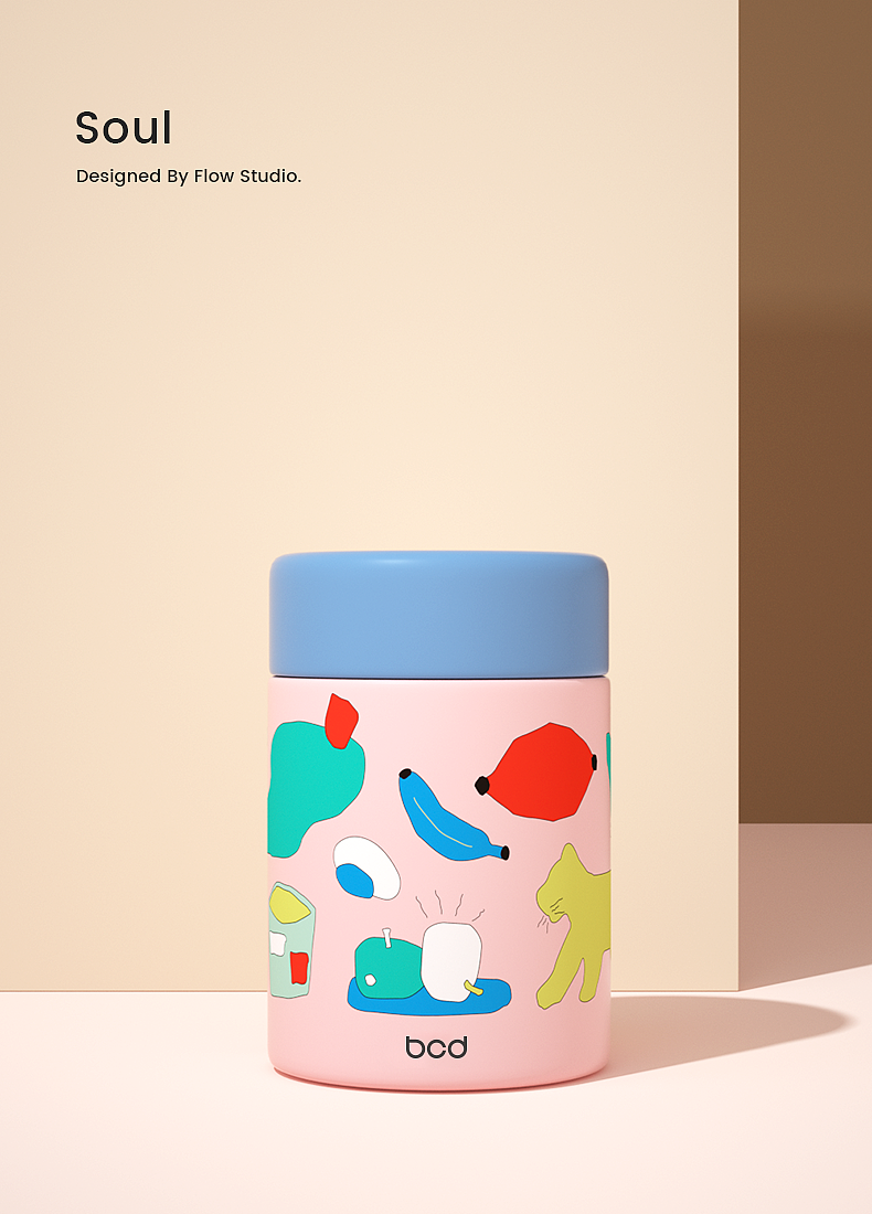 母婴品牌Taoqibaby&水杯保温杯&产品图形及配色设计