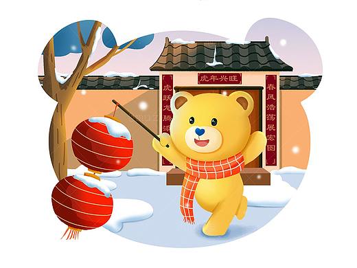 節(jié)日插畫（個(gè)人主頁-ZNTgzODM1NjQ=） - 商業(yè)插畫 - 站酷設(shè)計(jì)師木澤mz原創(chuàng)素材 - 站酷ZCOOL