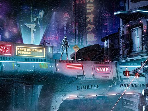 赛博朋克风概念合成