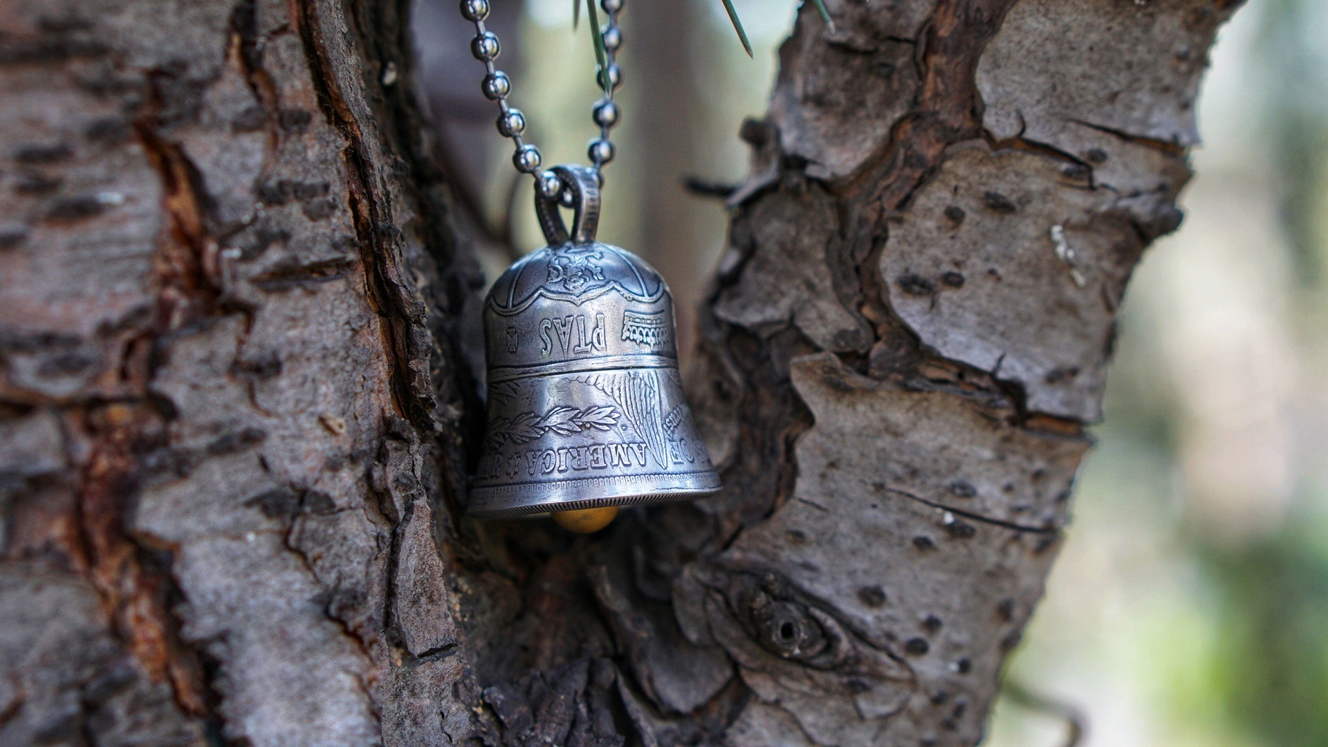 【古董银币改制铃铛】