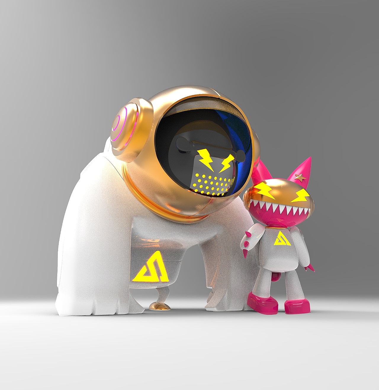 SPACE 吉祥物设计 IP文创设计（图ZOTA2NTQyOTY=） - 商业插画 - 站酷设计师李三口LEE原创素材 - 站酷ZCOOL