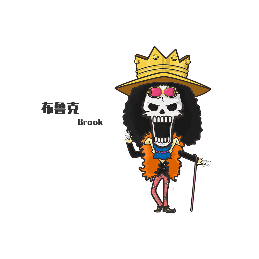 海贼王 草帽海贼团 插画 新锐潮流插画 苏苏苏苏苏笑 原创作品 站酷 Zcool