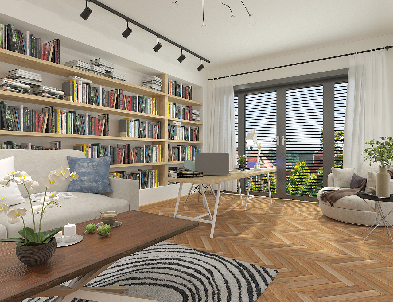 心中意 闲时渲染作品展示