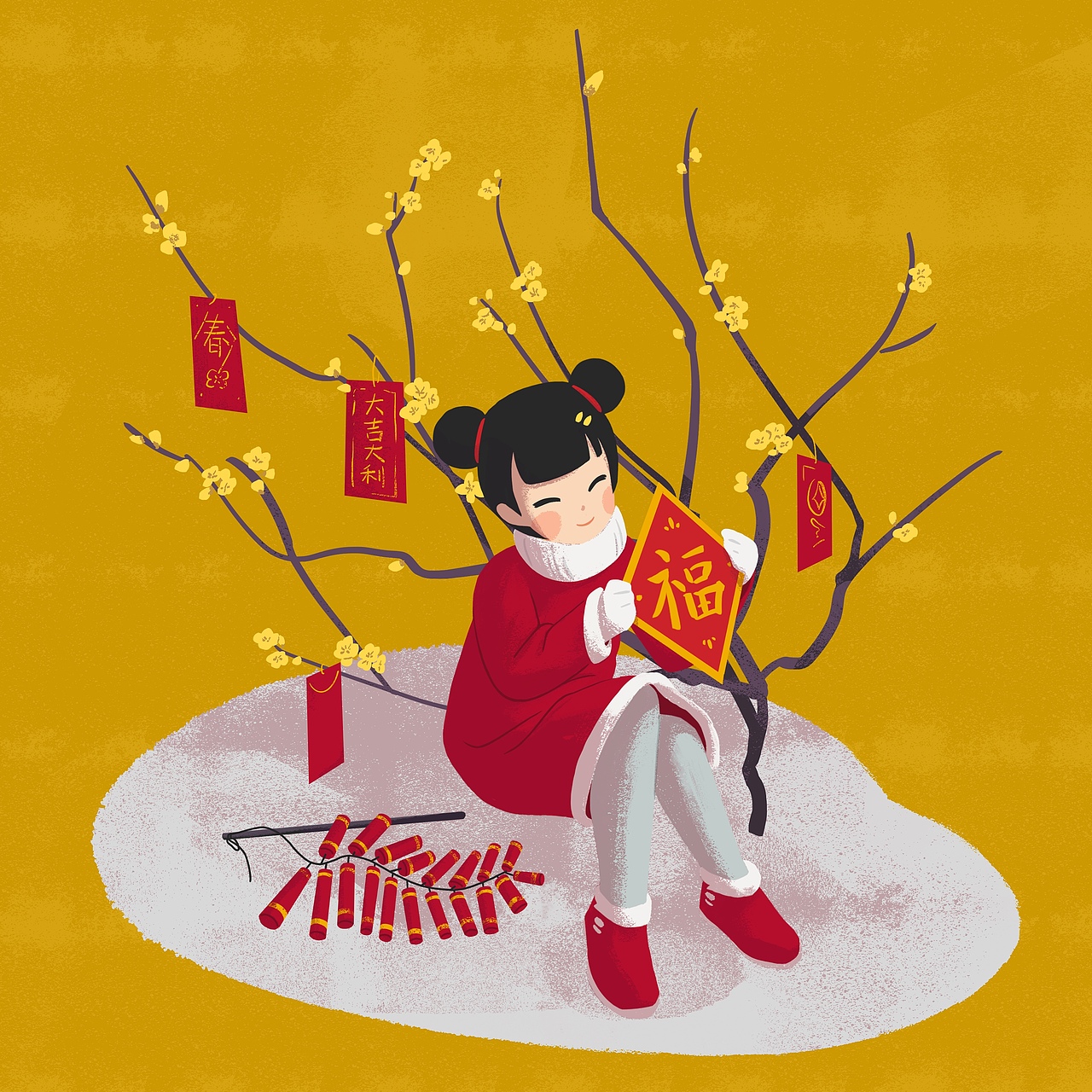 2021新春系列插画