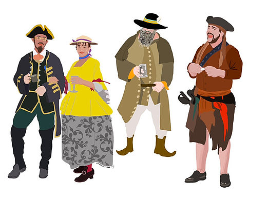 集市风（个人主页-ZNjI1NzI1NjQ=） - 艺术插画 - 站酷设计师xuconstance原创素材 - 站酷ZCOOL