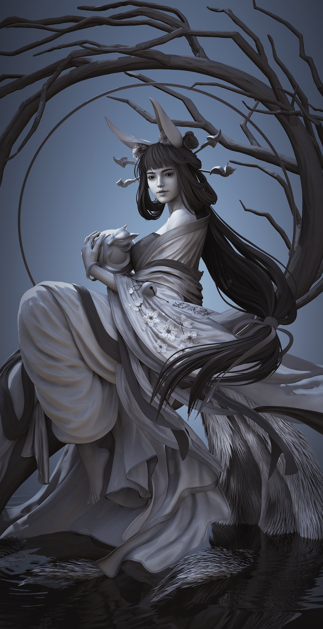 古风角色模型练习