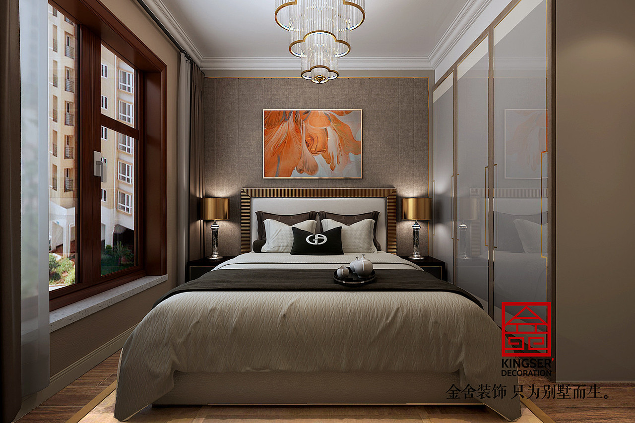 荣盛抱犊寨阿尔卡迪亚轻奢港式风格220平米装修效果图