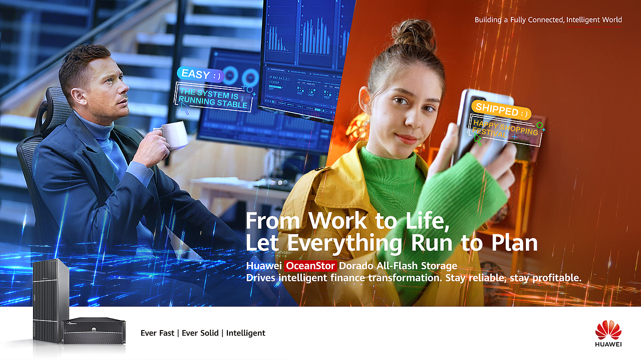 华为Oceanstor Dorado全闪存全球影片（图ZMjc4Nzk3NjI4） - 宣传片 - 站酷设计师EASTWILL东岸未来原创素材 - 站酷ZCOOL