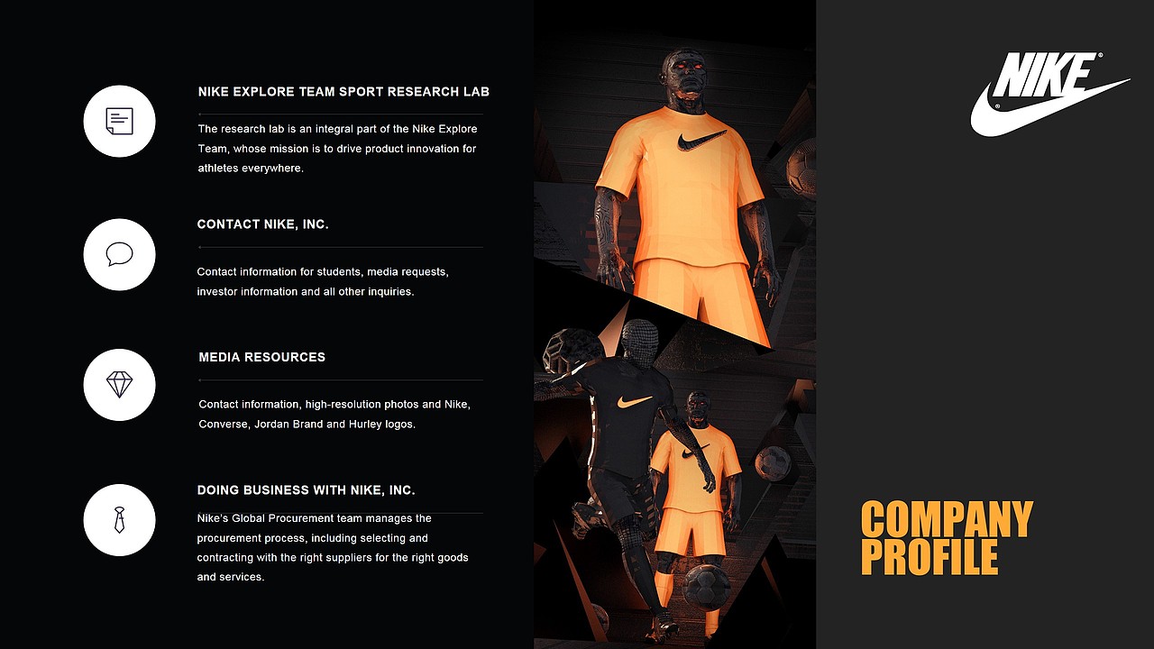 NIKE耐克时尚运动品牌营销策划PPT模板（图ZNzg0MjY1NjQ=） - PPT/Keynote - 站酷设计师MASEFAT工作室原创素材 - 站酷ZCOOL