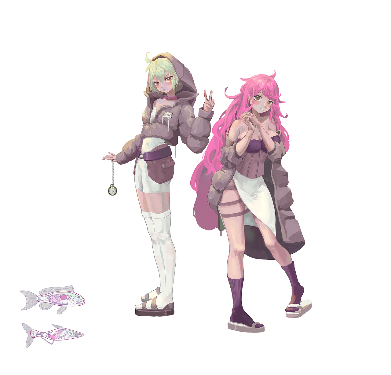 魚娃合集（圖ZMjY1MzM2ODky） - 創(chuàng)作習(xí)作 - 站酷設(shè)計(jì)師北只原創(chuàng)素材 - 站酷ZCOOL