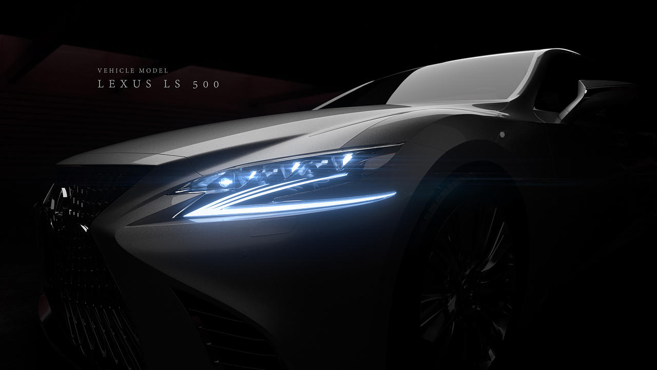 LEXUS LS 产品展示/片头设计