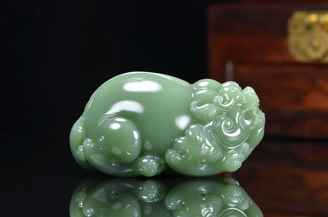 貔貅 鸭蛋青 和田玉