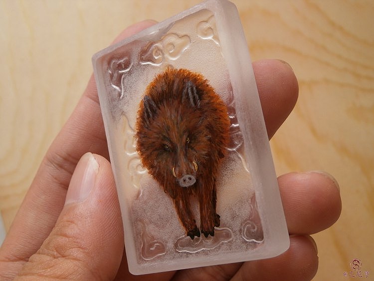 十二生肖动物园 凡尼亨3D树脂画