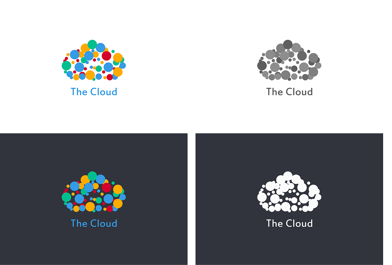 The Cloud logo设计（图ZMTEyODU5NTMy） - Logo - 站酷设计师teaser紫式部原创素材 - 站酷ZCOOL