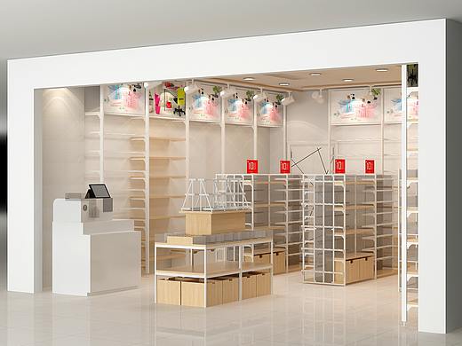 木质展柜，文具货架，文具店展示柜，名创货架，货架