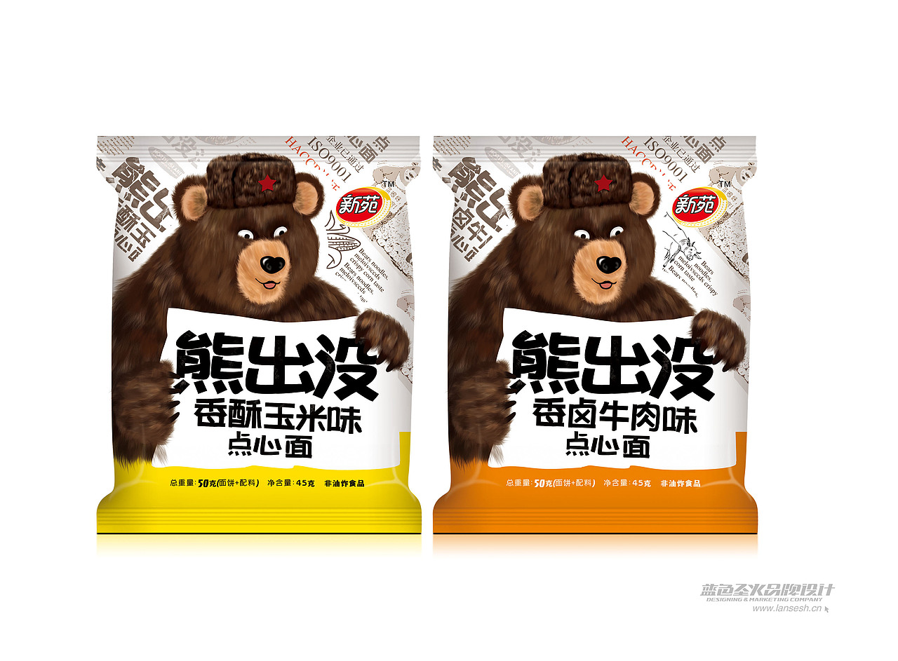 熊出没点心面包装