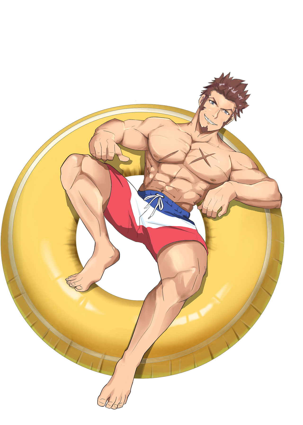 fgo同人,泳装拿皇