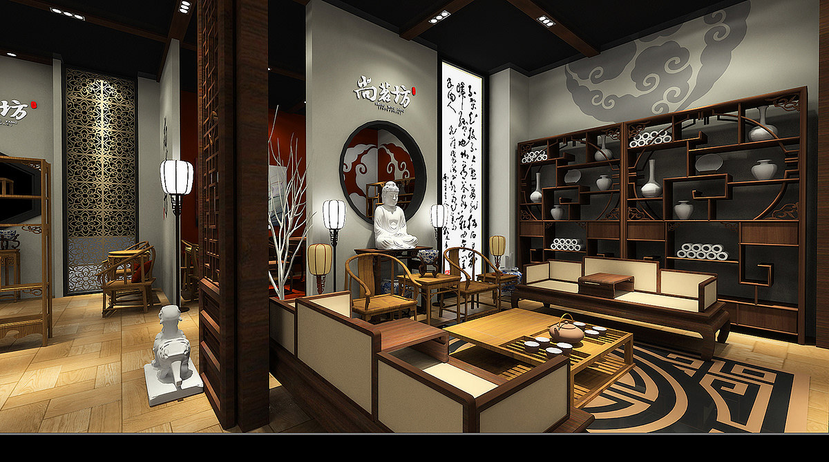 尚茗坊（图ZMjQwNjM2OTE2） - 建筑/空间 - 站酷设计师设计小丸子j原创素材 - 站酷ZCOOL