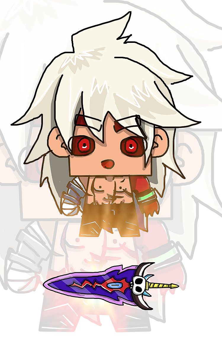 dnfq版鬼剑士纸模