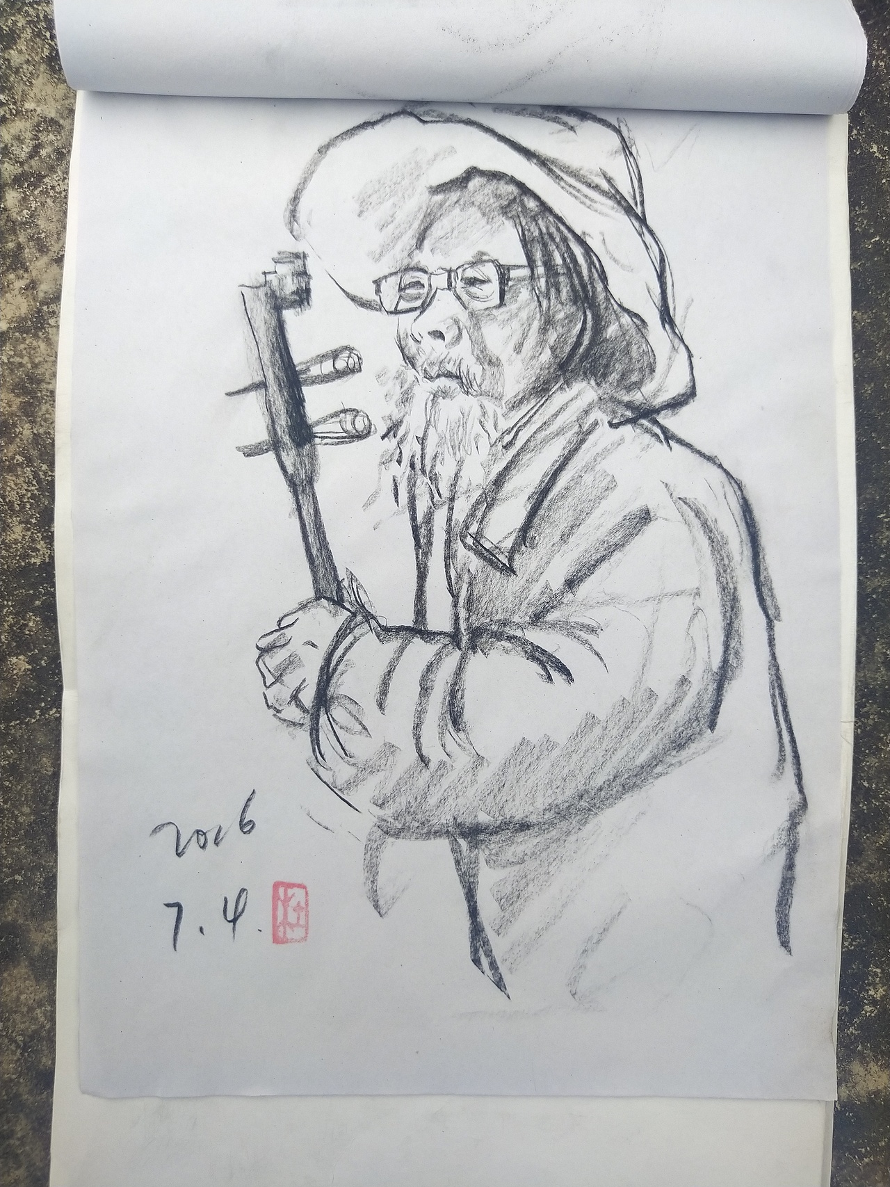 阿杜速写阿杜手绘速写肖像画大师速写艺术（图ZMTk5OTYzODUy） - 绘画 - 站酷设计师阿杜手绘速写原创素材 - 站酷ZCOOL