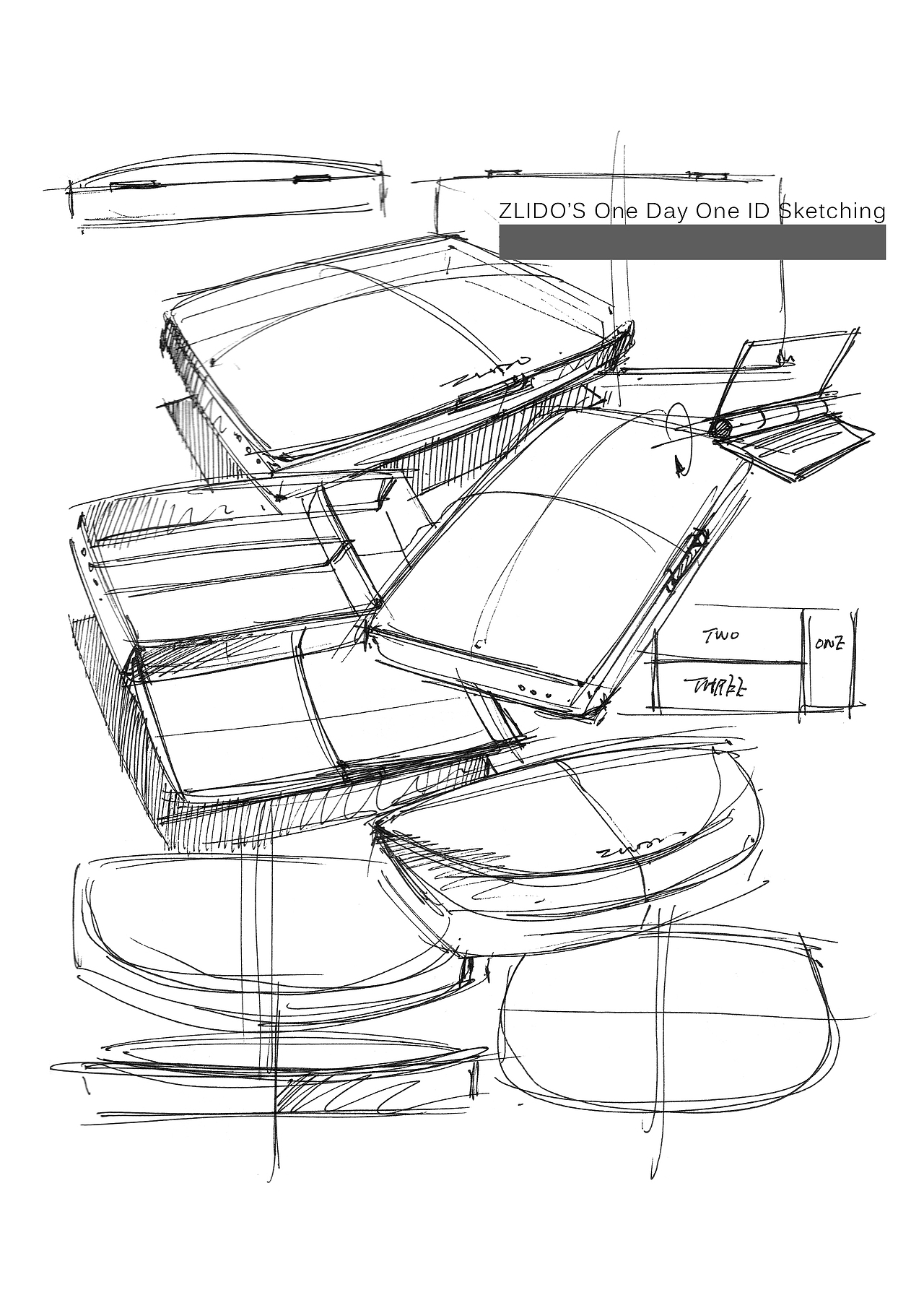 2015产品设计手绘8月 一日一画