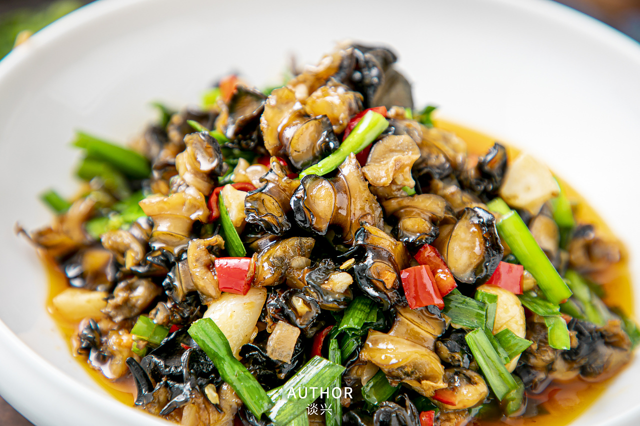 田螺肉半成品食材拍摄|美食摄影