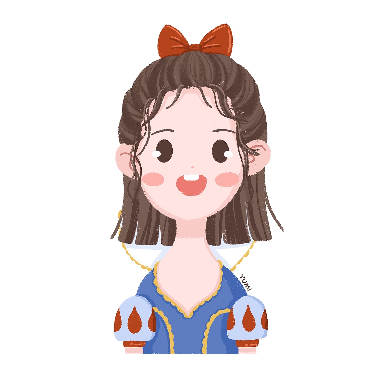 卡通人物头像 可爱Q版人物头像 人物插画（图ZMjAwOTEyNzA0） - 艺术插画 - 站酷设计师煜米酱原创素材 - 站酷ZCOOL