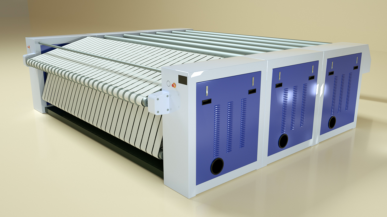 洗衣房工业洗涤机械设备效果图