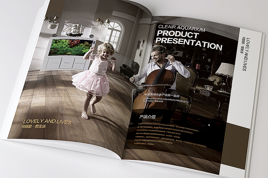 画册设计《可丽爱水族产品手册》（图ZMjE4MDIzMDQ=） - 书籍/画册 - 站酷设计师上朴设计原创素材 - 站酷ZCOOL