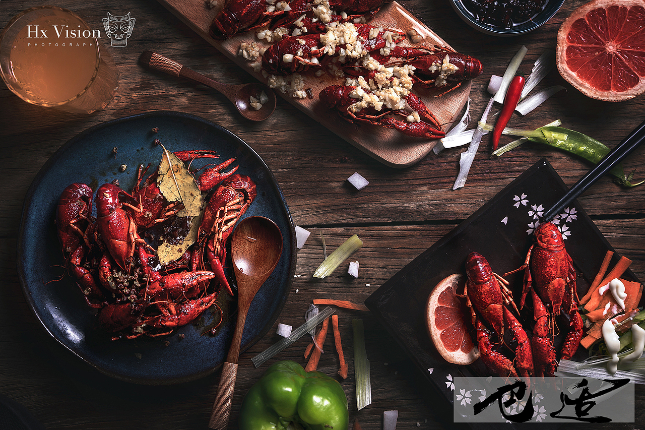 落不落锅红衣挂*《川味龙虾》