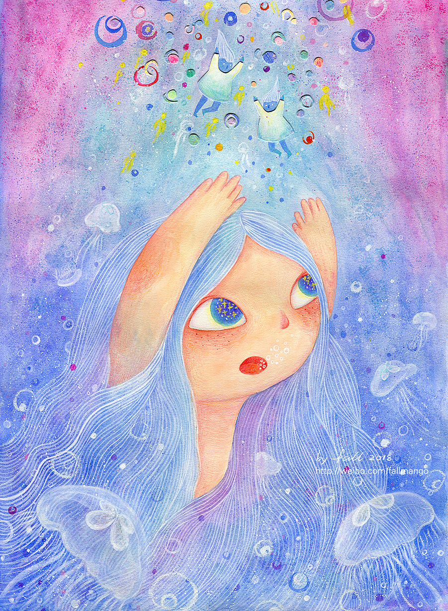 《睡梦》绘本（图ZMTQyNDk5OTY4） - 儿童插画 - 站酷设计师Fall还是fall原创素材 - 站酷ZCOOL