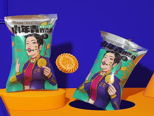 蜗牛出品 | 小年青，敢添真！潮酷休闲零食包装创意