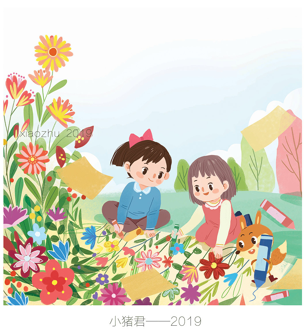 儿童封面系列|插画|儿童插画|秋墨Qiumoo - 原创作品 - 站酷 (ZCOOL)