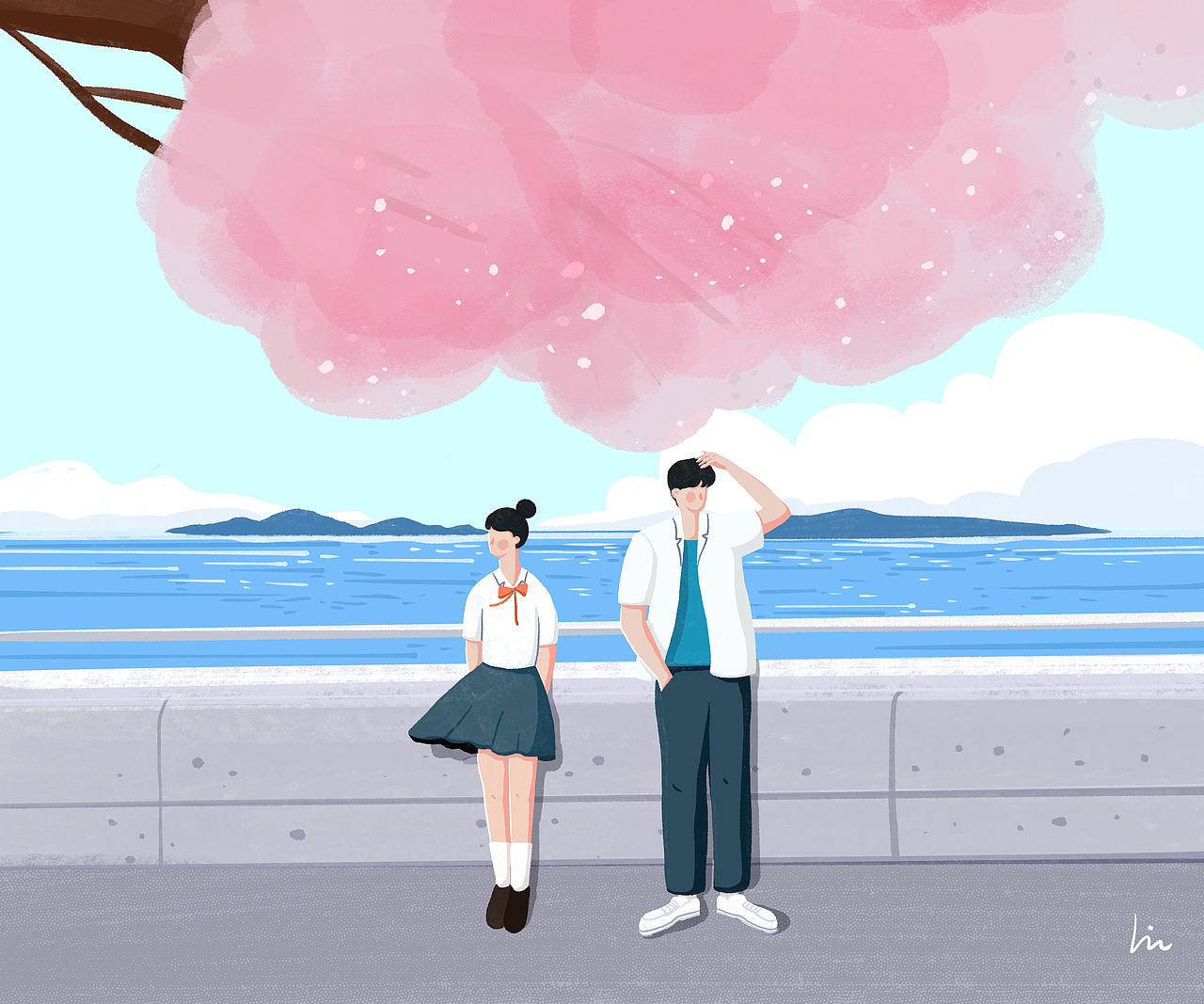 甜甜恋爱季节（图ZMTk4MDE3MTc2） - 创作习作 - 站酷设计师xLIN_原创素材 - 站酷ZCOOL