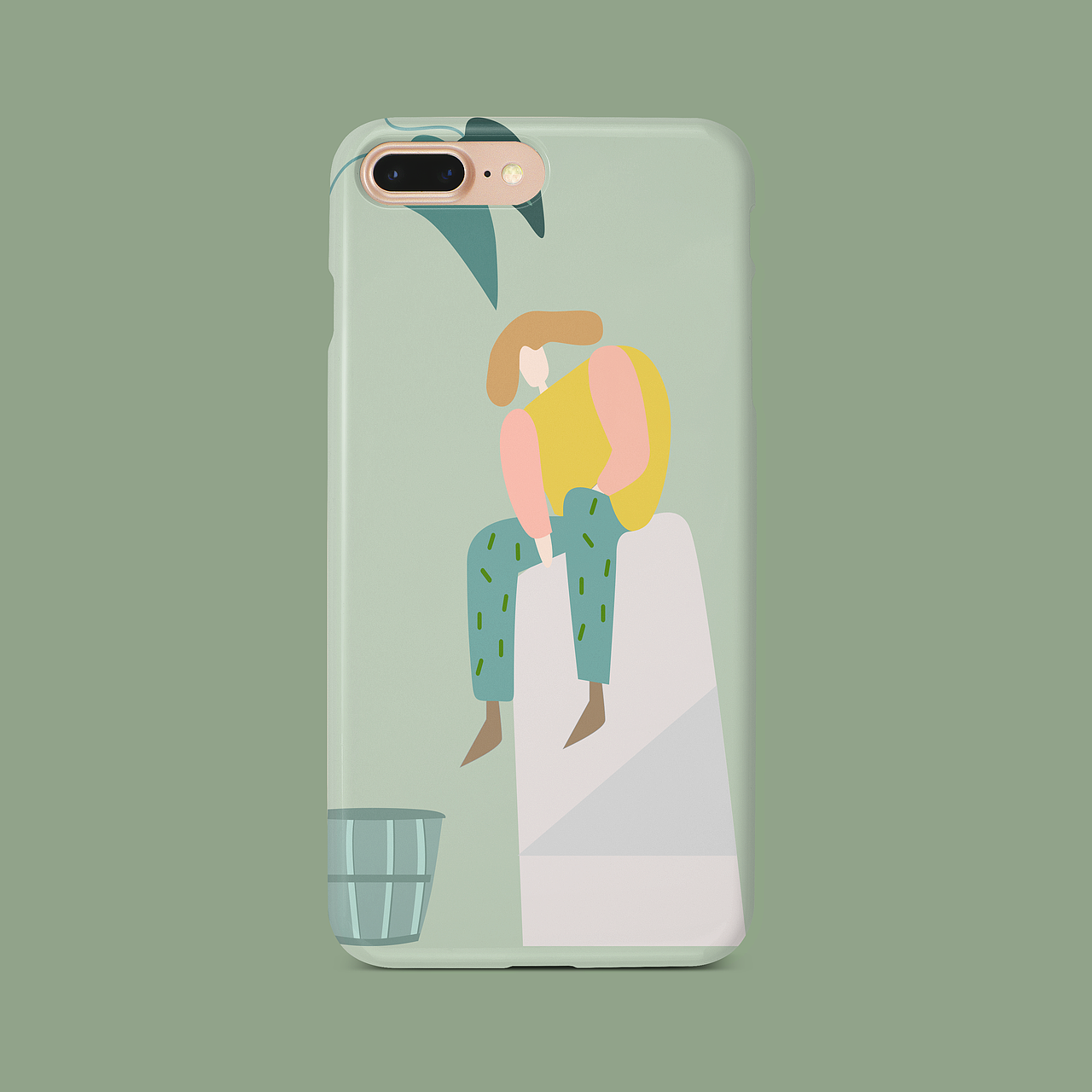 just me 手机壳系列（图ZMTU0MjA3NDQw） - 商业插画 - 站酷设计师Yokofish原创素材 - 站酷ZCOOL