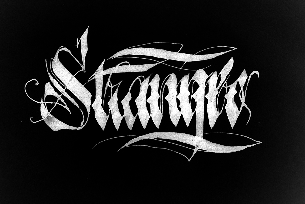 英文字体设计涂鸦calligraphygraffiti