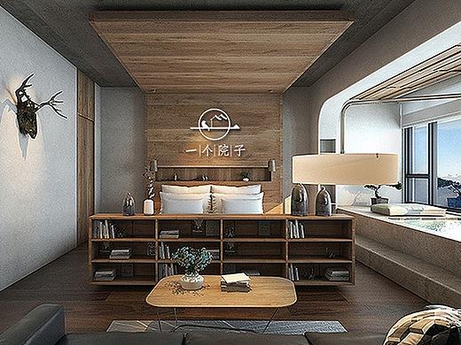 民宿logo设计2一个院子