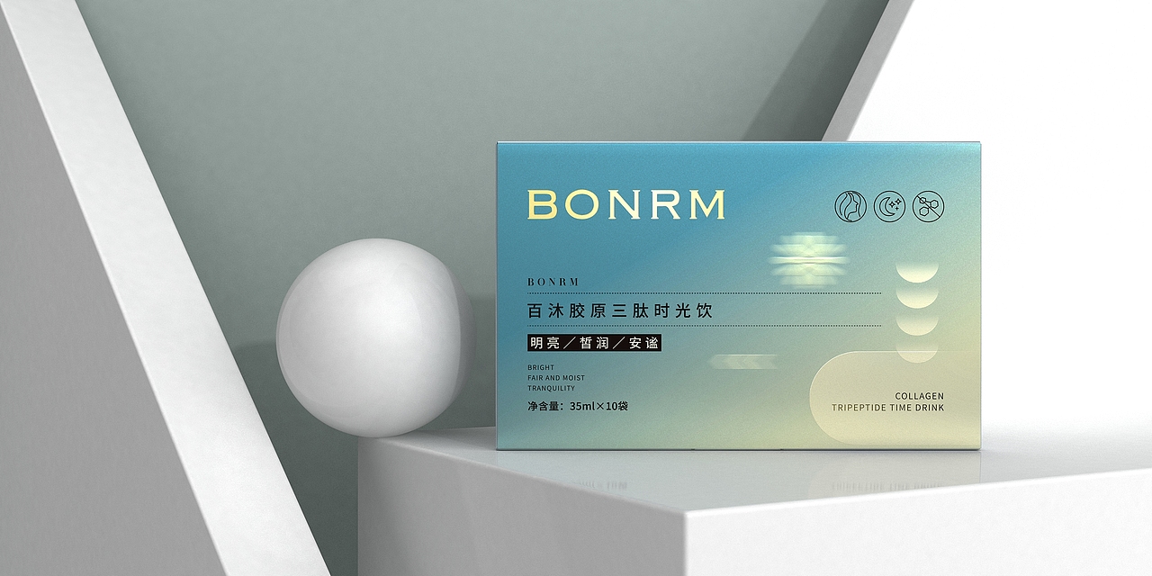 百沐胶原三肽时光饮美白 抗糖助眠美容养颜 大健康产品