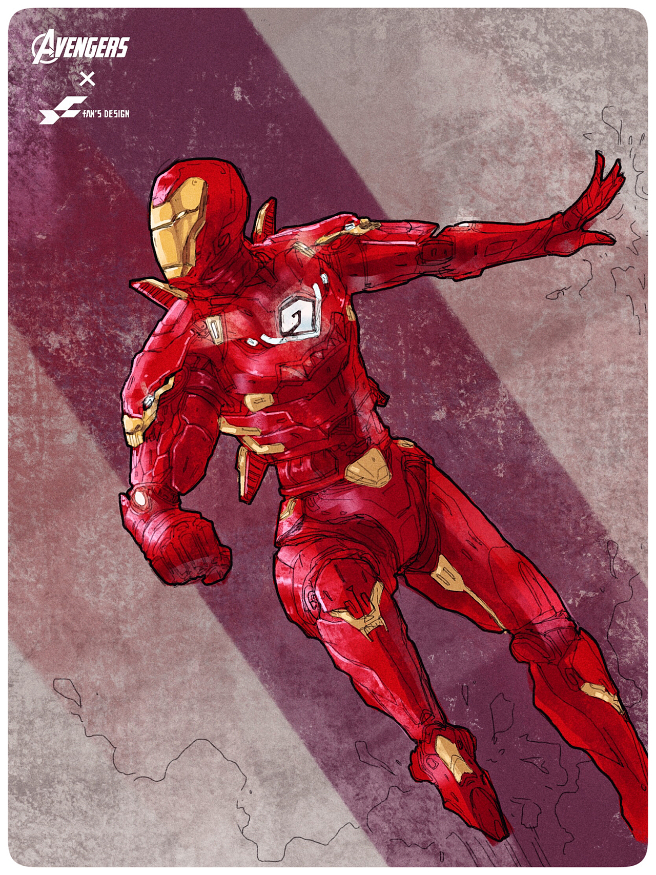 最近画的一些漫威英雄