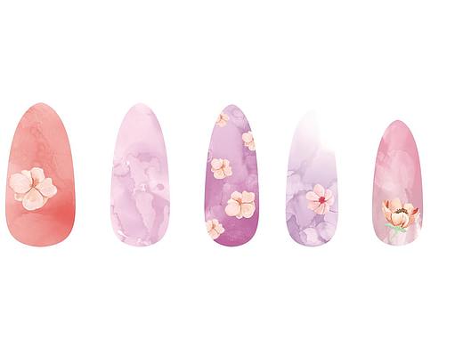 被骗稿做的一组美甲,甲型太丑不可忍请忽略