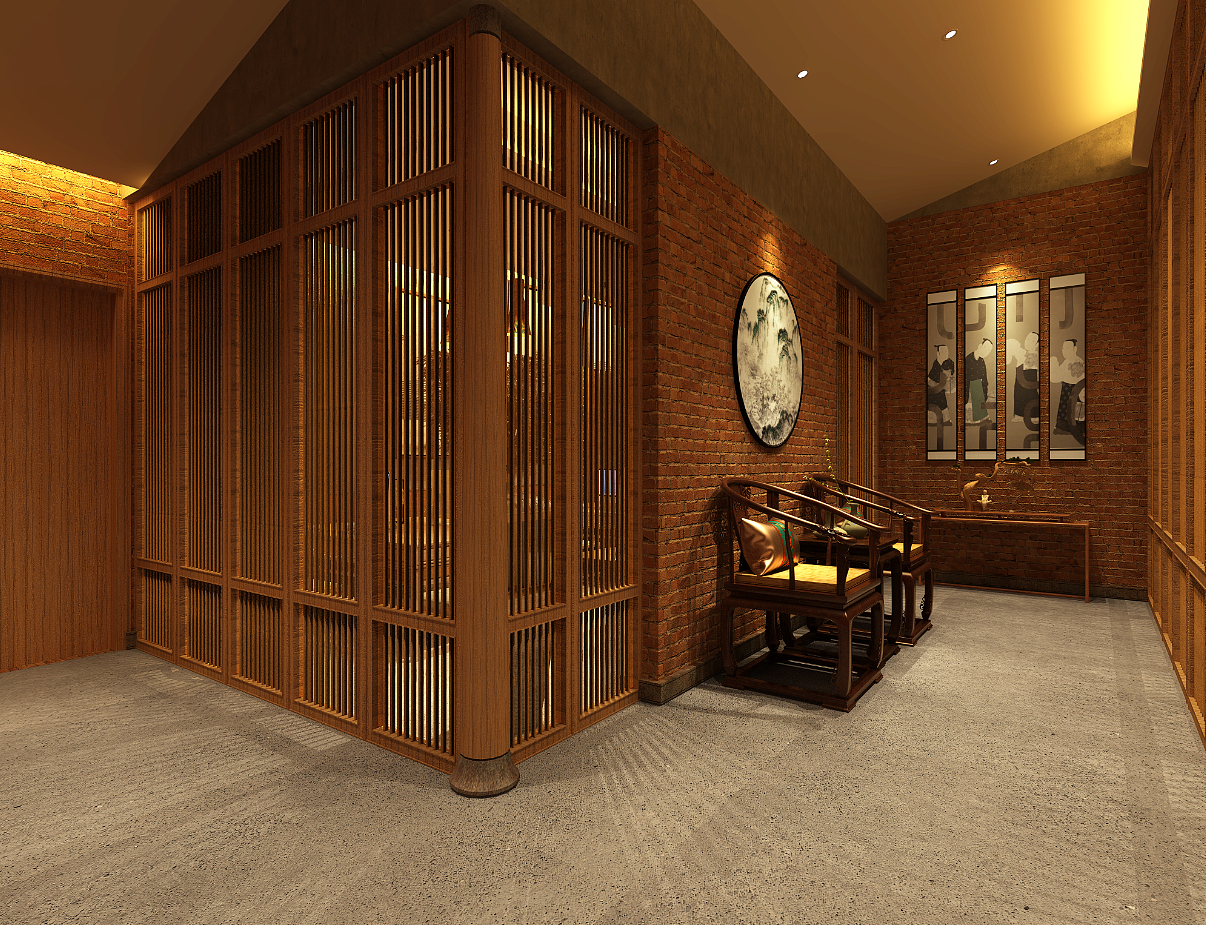 茶文化交流空间室内设计