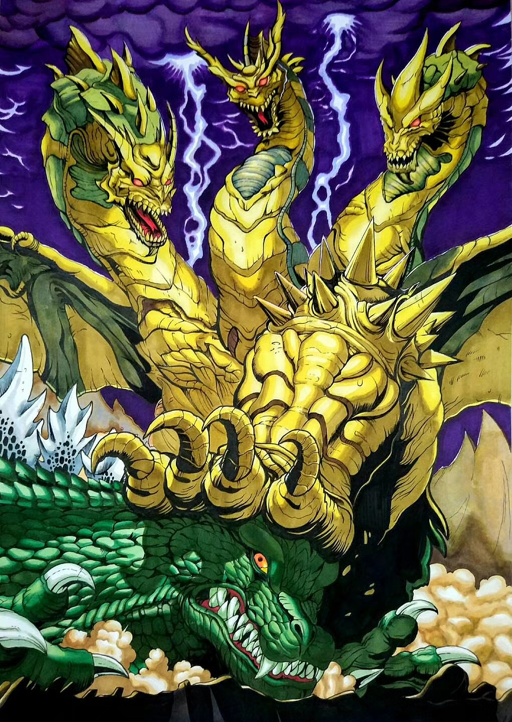 哥斯拉插画-序章