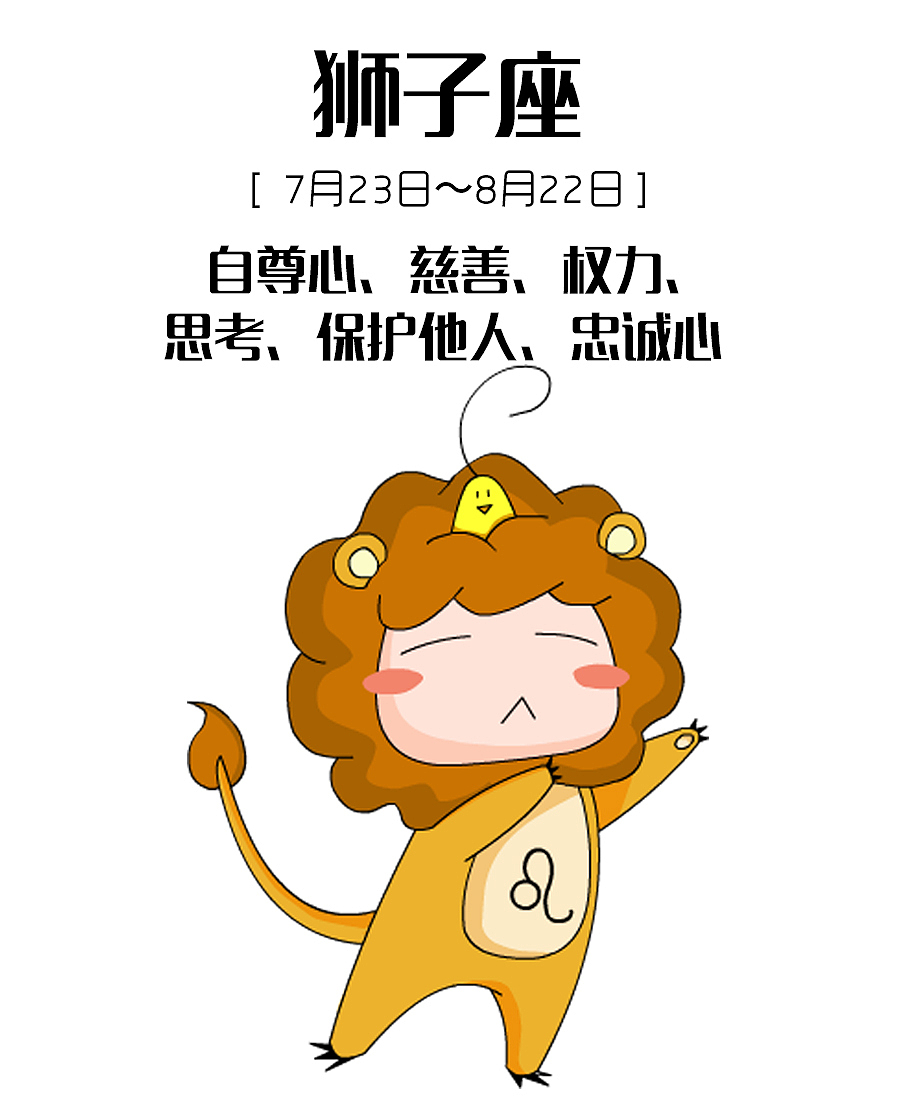 十二星座的优点（图ZNjY4MjI2NDg=） - 其他动漫 - 站酷设计师小阿毛原创素材 - 站酷ZCOOL