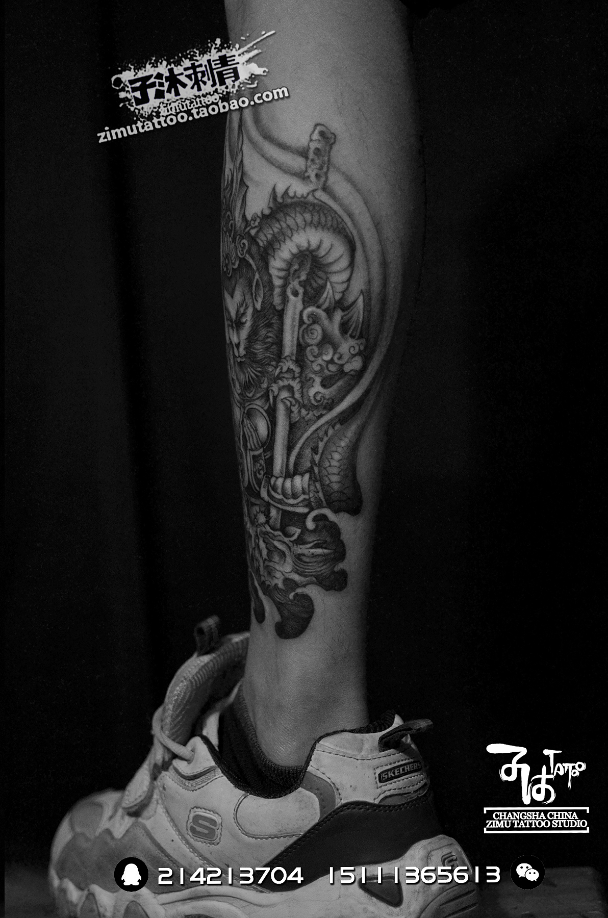 2018年3月近期刺青作品 长沙子沐刺青文身纹身