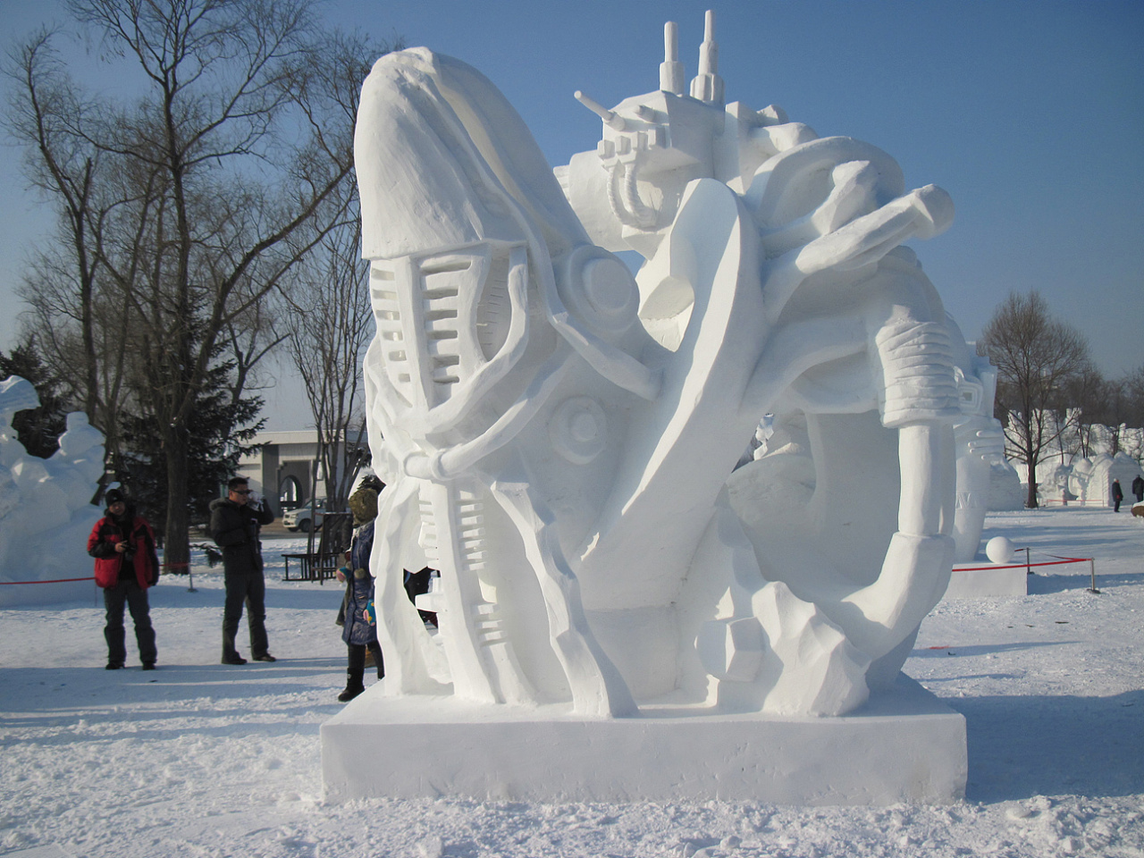 第五届“冬之韵”全国大学生雪雕比赛在哈尔滨开幕_新浪黑龙江_新浪网