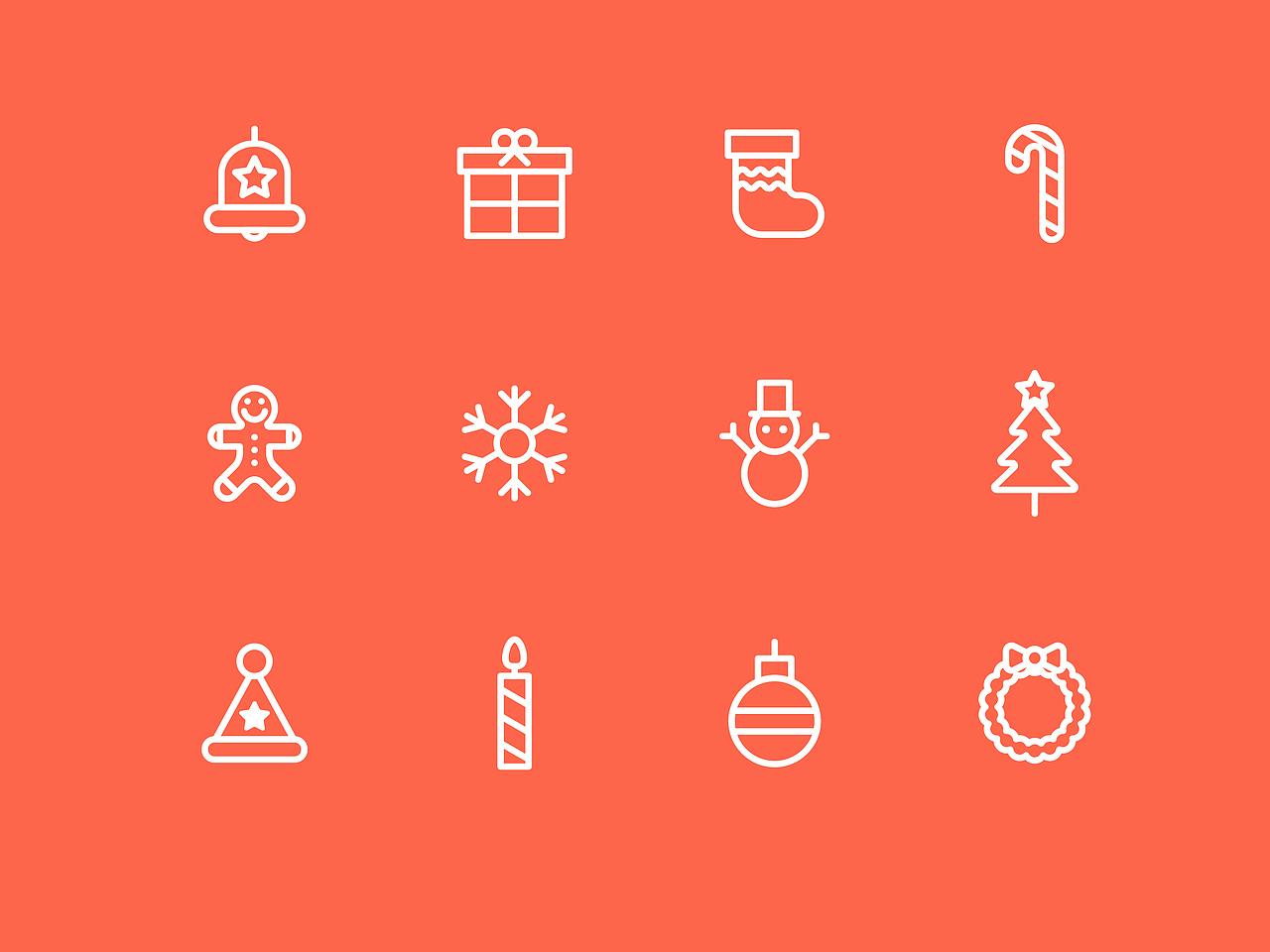 【UI设计】圣诞图标（图ZMTQ4ODAyMjA4） - 图标 - 站酷设计师森大人原创素材 - 站酷ZCOOL
