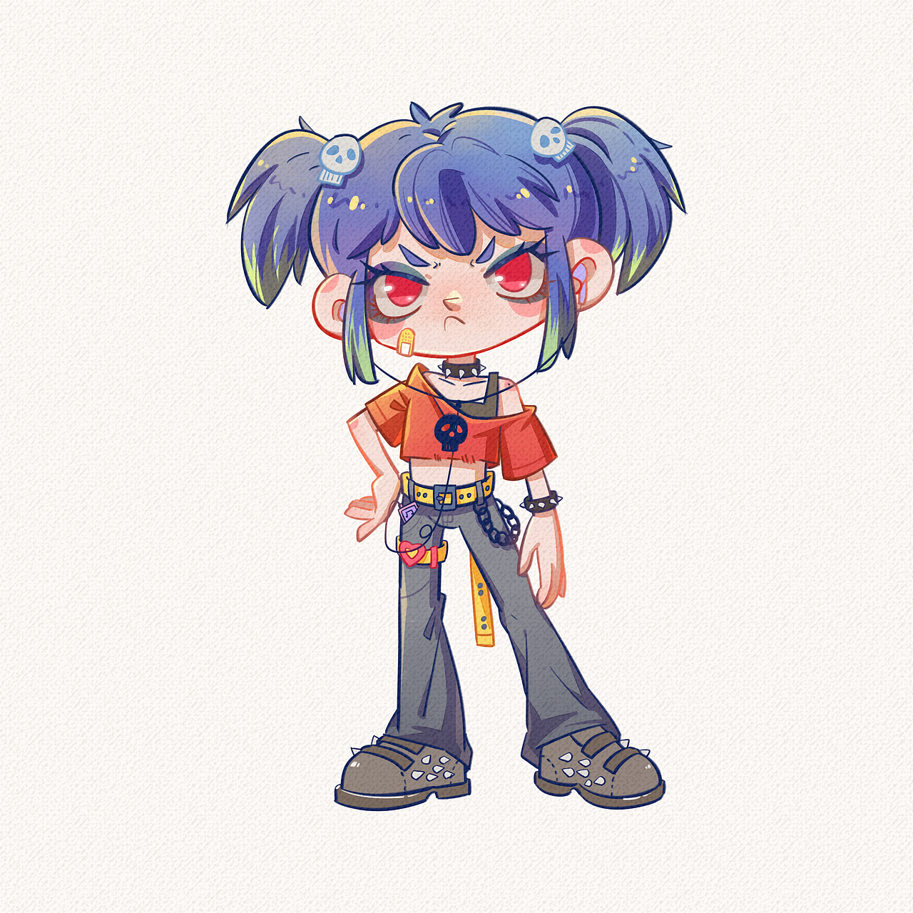 朋克少女（图ZMjczMDM2MTY4） - 创作习作 - 站酷设计师AChuan阿川原创素材 - 站酷ZCOOL