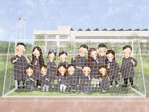 毕业快乐（个人主页-ZMjc5NjQ5OTY=） - 商业插画 - 站酷设计师这里是MAY原创素材 - 站酷ZCOOL